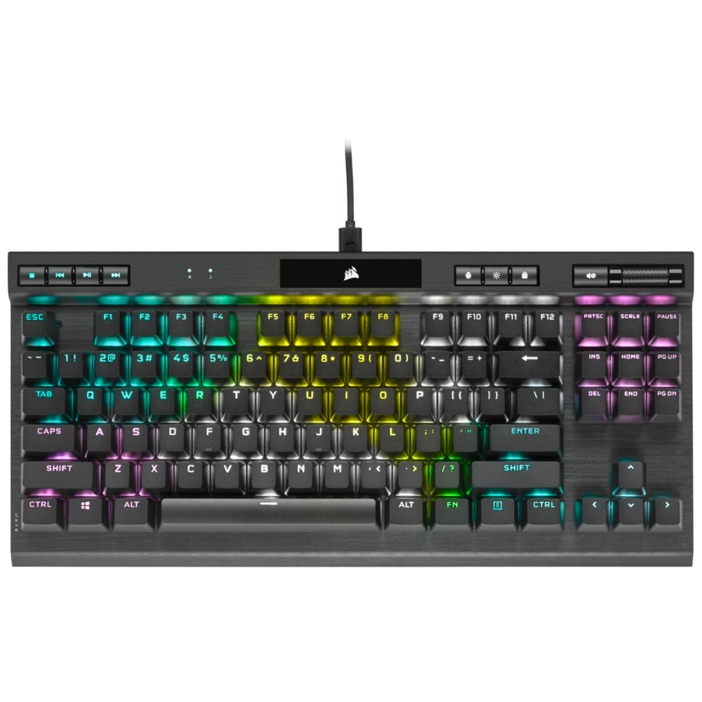 TECLADO MECANICO CORSAIR K70 RGB TKL CHAMPION SERIES – ICUE – CHERRY MX ...